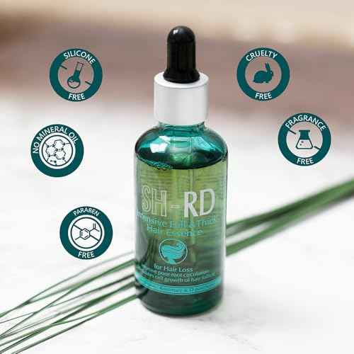 SH-RD Intensive Scalp Essence for Hair Regrowth & Volumizing | With Rosemary, Protein, Vitamin B5 | Lightweight Serum for Thinning Hair - 50ml/1.69oz