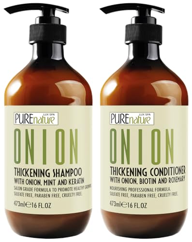 Onion Shampoo & Conditioner Set - Volume Boost for Thin Hair