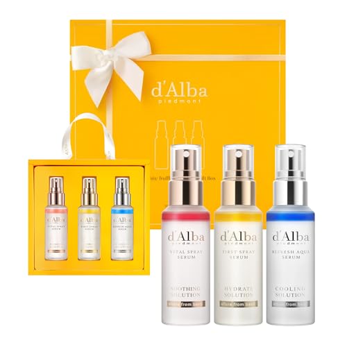 d'alba 3 Solution White Truffle Spray Serum Gift Set 1.76 fl oz (52 ml) x3 – Vegan Glow