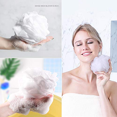 Bath Loofah Sponge Scrubber Set of 6 - Exfoliating Pouf