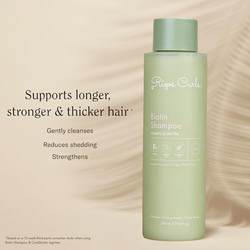 Rizos Curls Biotin & Rosemary Oil Shampoo for Strengthening & Anti-Shedding