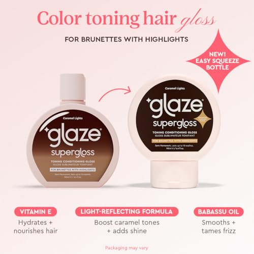 Glaze Super Gloss Caramel Lights Hair Toner for Highlights