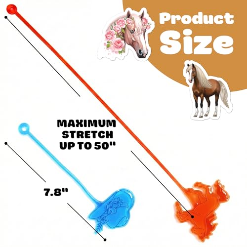 48 PC Horse Party Favors Set - Stick Hands & Tattoos