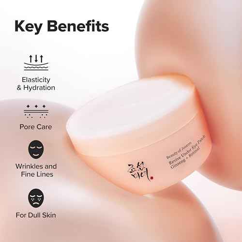 Beauty of Joseon Revive Under Eye Patch Retinal Ginseng for Puffy Under Eye Bag Masks Collagen Peptide Korean Skincare for Women and Men, 60 Sheets 30 Pairs