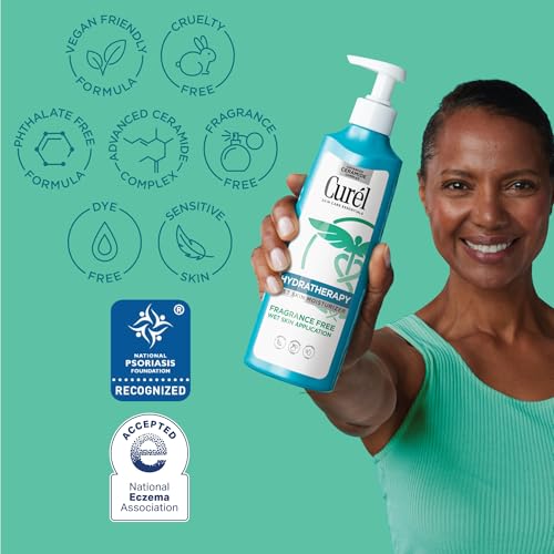 Curel Itch Defense In-Shower Body Lotion Unscented 12 fl oz Pack of 2