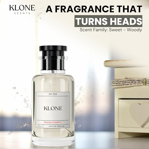 Klone Rouge Atlantic Eau de Parfum for Men 50ml - Long Lasting, Inspired by Rouge