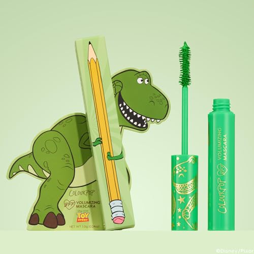 ColourPop x Toy Story BFF Mascara - Volumizing, Lifting & Lengthening Mascara - Buildable Green Mascara with a Twisted, Nylon Fiber Brush - Cruelty Free Eye Makeup - Roar (0.24 oz)