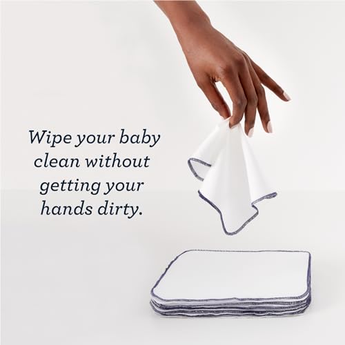 Esembly Organic Cotton Reusable Baby Wipes - 12 Pack