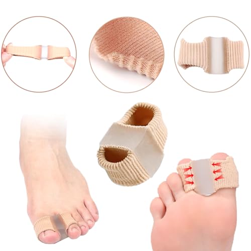 Toe Separators for Women & Men - Gel Plantar Fasciitis Relief, Slim Fit