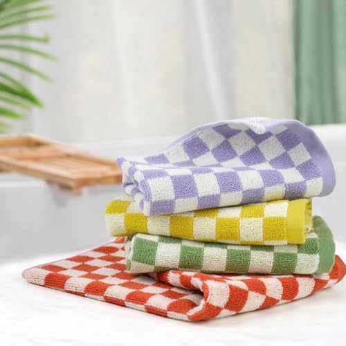 Jacquotha Cotton Washcloths 4-Pack, 13x13 Inch