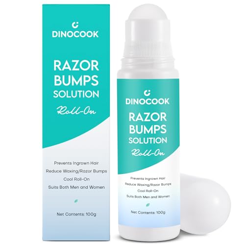 Razor Bumps & Ingrown Hair Treatment Serum for Face, Bikini, Underarm - Dinocook