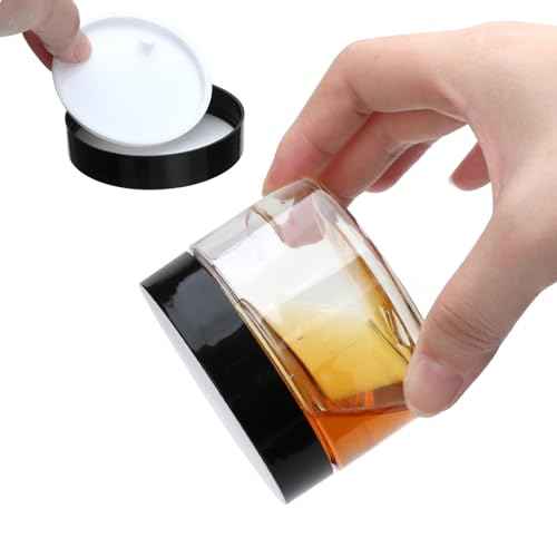 16 Pack 4oz Plastic Containers with Lids, Jars with Lids, Great for storing,lip balms, creams, ointments, cosmetics, samples