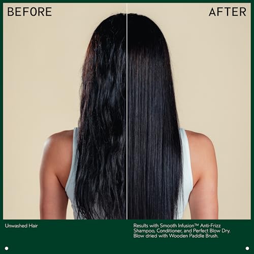 Aveda Smooth Infusion Anti-Frizz Shampoo & Conditioner Set | Smooths and Controls Frizz | Protects Against Humidity | for Medium to Thick Hair | 95%+ Naturally Derived* | Travel Size