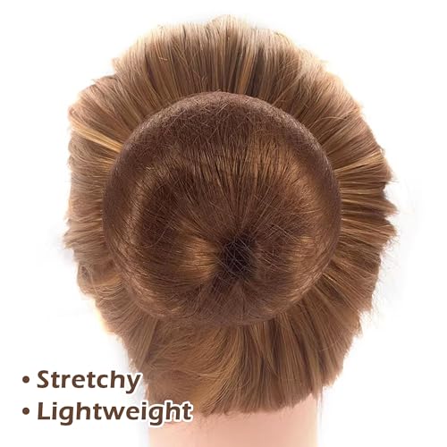 Quacc Brown 20 Pack Stretchy Elastic Mesh Hair Nets for Women