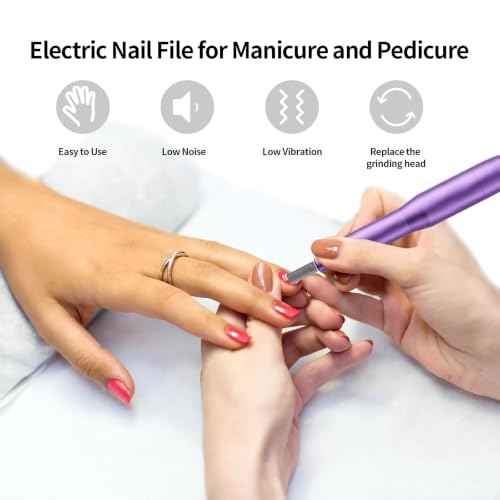 Electric Nail Drill Kit with Variable Speed Control & 6 Bits