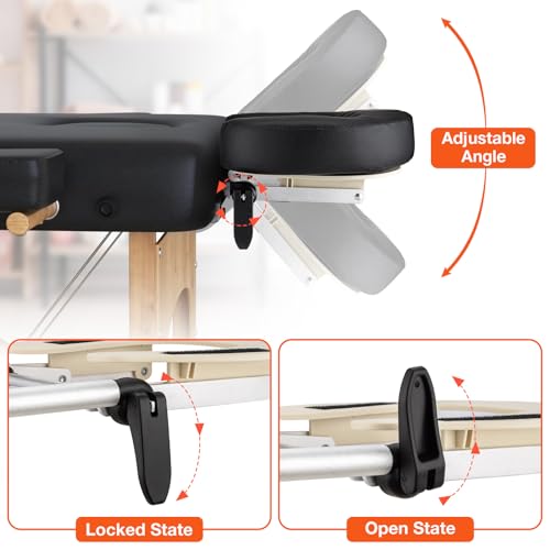 Udefineit Adjustable Massage Table Face Cradle & Pillow