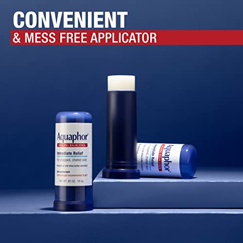Aquaphor Healing Balm Stick - Moisturizing Skin Protectant, 0.65 oz