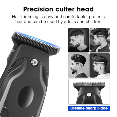 KEMEI Professional Hair Clipper & Cordless Barber Clipper for Men, USB Rechargeable Barber Clipper for Hair Cutting, Clipper for Haircut,Gifts for Men