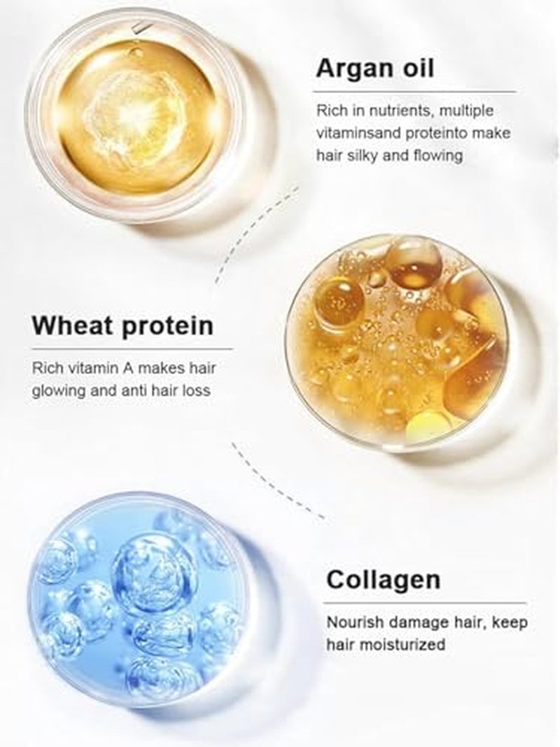 Argan Oil Hair Mask with Collagen - Deep Repair Treatment 300ml