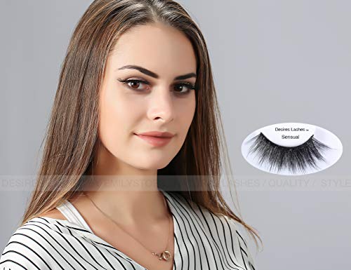 3D Faux-Mink Eyelashes 5 Pairs Multipack - Reusable
