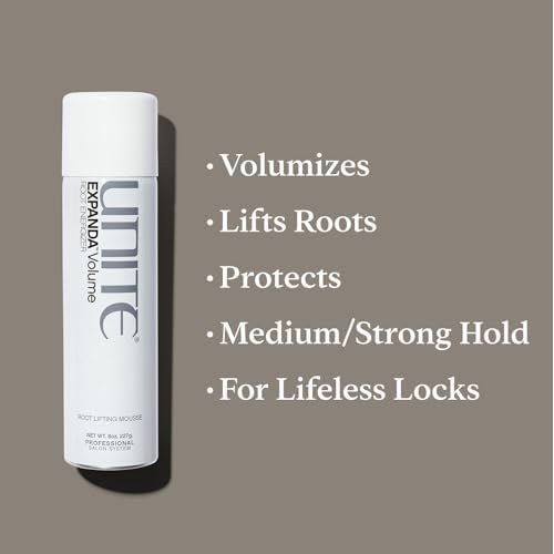 UNITE Hair ? EXPANDA Volume ? Root Lifting Foam for Instant Volume & Medium to Strong Hold ? Thermal Protection ? 8 Oz