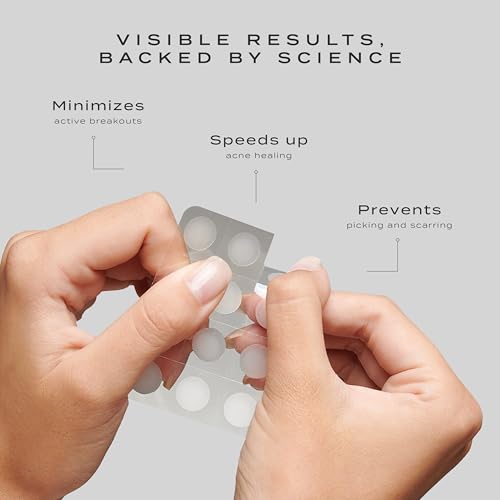 Vue Hydrocolloid Acne Patches 12mm 45-count – Invisible Spot Care