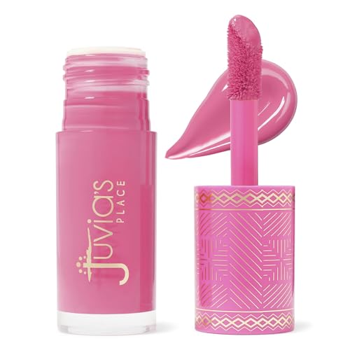 Juvia's Place Blushed Liquid Blush PinkLady - Dewy Tint Cheeks Makeup Glow Pigment Effortless Beauty Long Lasting Cosmetics Soft Creamy Natural Buildable All Skin Color Light Flawless Finish Blend