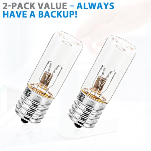 2 Pcs for Philips Sonicare HX6150 HX6160/D HX7990 Charger Appliances Bulbs 3W 10V UV Replacement Bulbs