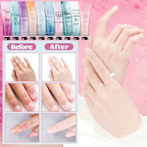 Leelosp 60 Pack Employee Appreciation Team Gift Bulk Travel Size Hand Cream Inspirational Natural Fragrance Hand Lotion Winter Thank You Gift for Women Teacher Nurse Coworker Staff Baby Shower