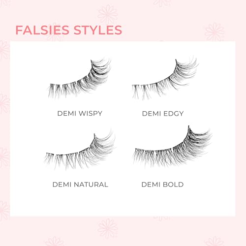 imPRESS 'Demi Wispy' Self-Adhesive Eyelash Clusters, 24pc Reusable