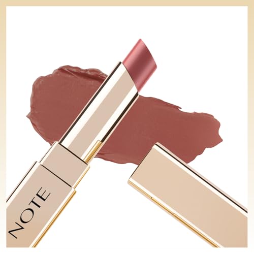 NOTE Iconic Sheer Lipstick - Hydrating Lipstick for Women - Balm-Like, Natural Sheer Finish Formula - Buildable Lip Makeup - 201-0.11 oz