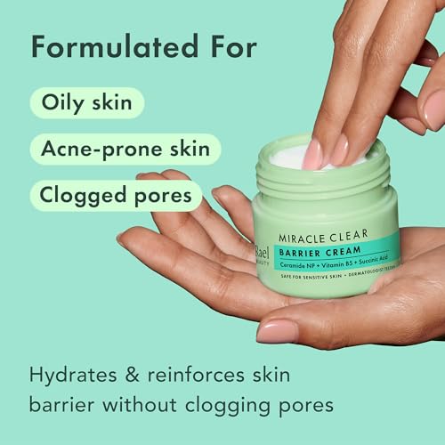 Rael Miracle Clear Bundle - Clarifying Toner (5.1 oz), Barrier Cream (1.8 oz)
