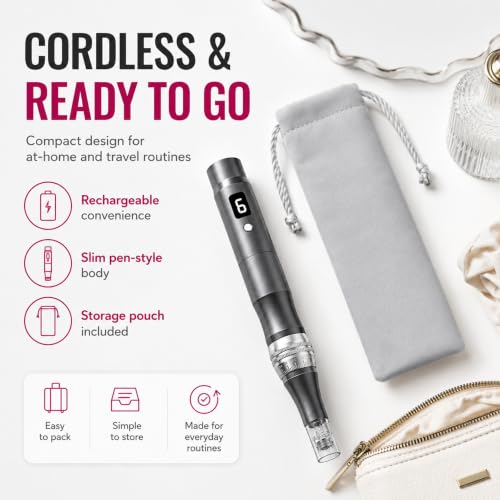 Rechargeable Microneedling Pen for Home Skin Care
