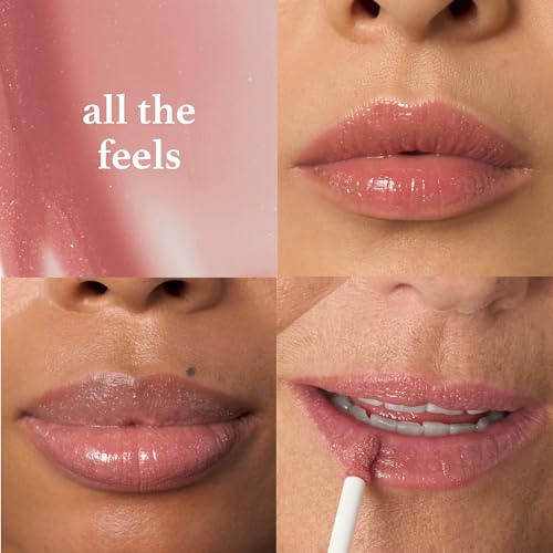 Julep So Plush Hydrating Lip Gloss - In The Clear - High-Shine Hydrating Lightweight Lip Color - Non-Sticky Formula - Vitamin E Soothes and Repairs Lips