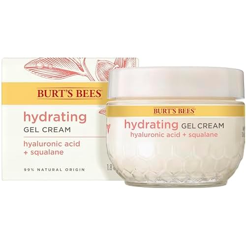 Burt's Bees Truly Glowing Replenishing Gel Cream, Moisturizer with Hydrate and Glow Complex for Normal and Combination Skin, 1.8 Fluid Ounces (Packaging May Vary)