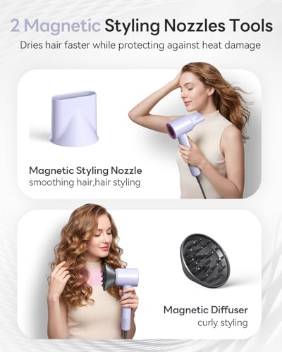 Ionic Diffuser Hair Dryer 160000RPM Fast Drying
