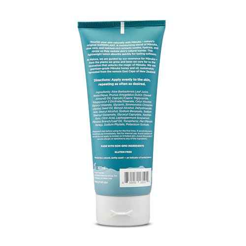 MELORA Manuka Honey Body Lotion (7oz), Moisturizing Lotion with Soothing Manuka Honey & Oil for Dry, Very Dry, Sensitive, or Aging Skin ? Cream Moisturizer for Women & Men