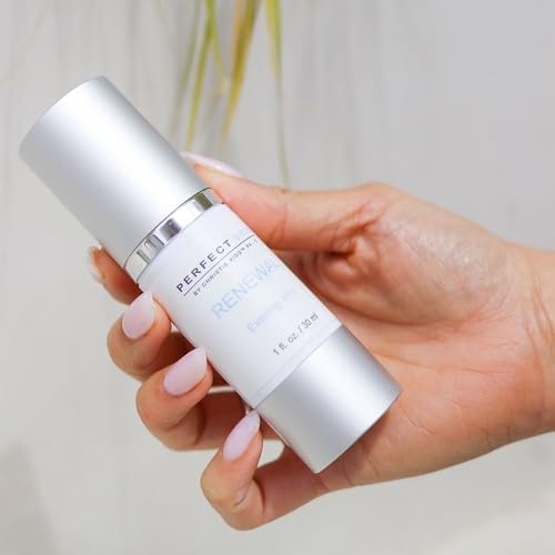 PERFECT SKIN BY CHRISTIE KIDD, PA-C | Renewal Serum?Evening Only Exfoliating Serum w/Glycolic, Lactic Acid, Retinoid & Niacinamide ? Brightens, Smooths, Reduces Fine Lines?Anti-Aging Skincare 1oz/30ml