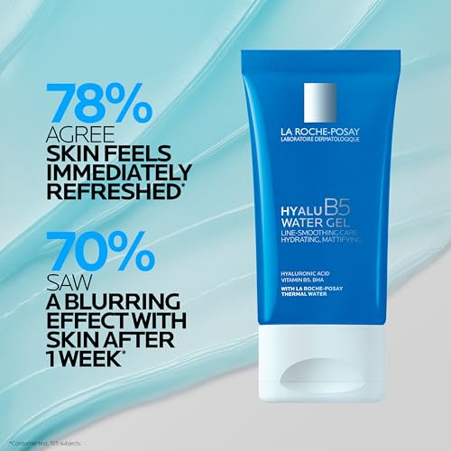 La Roche-Posay Hyalu B5 Water Gel Face Moisturizer, Lightweight Gel Moisturizer for Oily Skin with Hyaluronic Acid, Hydrating Facial Moisturizer, All Skin Tones, Non-Comedogenic Moisturizer for Face