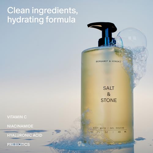 Salt & Stone Bergamot & Hinoki Body Wash 15.2 oz