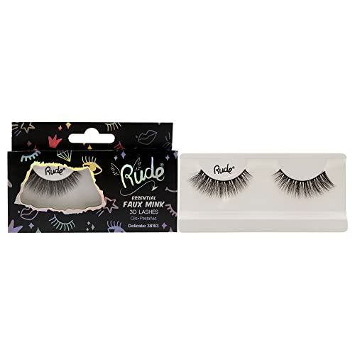 Rude Essential Faux Mink 3D Lashes - Reusable & Easy Apply