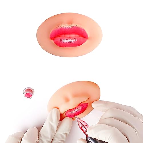 5D Silicone Practice Lips for Tattoo & Makeup Training