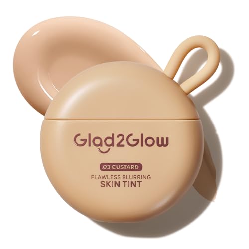 Flawless Blurring Skin Tint by Glad2Glow - 12HR Oil Control, Buildable Medium Coverage
