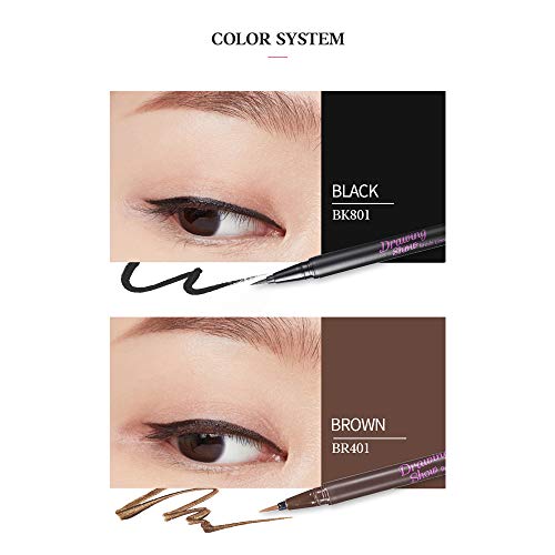ETUDE Drawing Show Brush Eyeliner - Waterproof Liquid Pen