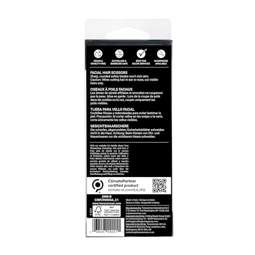 Tweezerman Facial Hair Scissors Stainless Steel