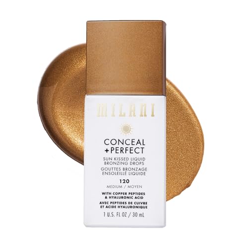 Milani Sun Kiss Liquid Bronzing Drops, Sheer Peptide Coverage