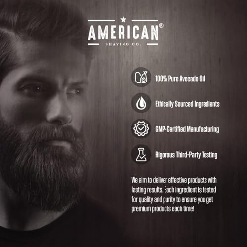 Whiskro Beard Oil for Men |100 % Pure Organic Avocado Oil | Non-Greasy Beard Conditioner & Softener | Natural Oil for Thicker, Fuller Beard| Premium Facial Hair Growth Products| US made