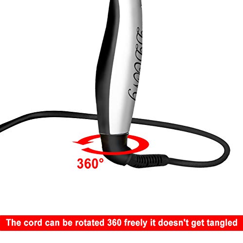 DDONG Quick Electric Heated Beard Straightener, Travel Portable Styling Iron for Men