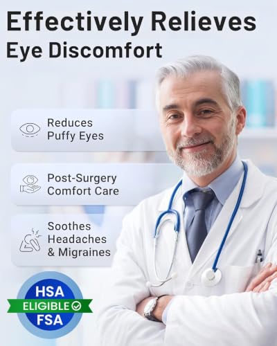 Cooling Eye Mask for Puffy Eyes & Migraines - FSA/HSA Eligible