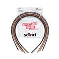 Scünci Skinny Headbands, 4-Pack No-Damage Hold